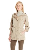 Jones New York Lady long hooded windbreaker jacket JN006 us direct mail