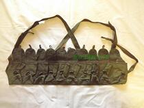 Rare old-fashioned 10-compartment canvas chest hanging bag five or six styles canvas belly brown green canvas chest hanging bag special price