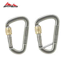 Austrialpin industrial D-type main lock Stainless steel safety load-bearing rescue lock buckle lifting 40KN Made in Austria