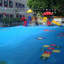 Suspension assembled floor kindergarten basketball court sports floor mat PP environmental protection durable installation design