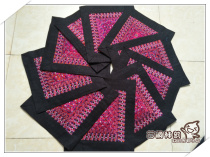 Miao Dong Shen Yun 2804 Guizhou Huangping Miao old embroidery small embroidery piece suitable for processing spot single-chip Special