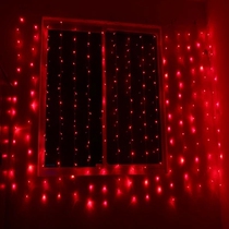 LED mesh decorative lights net lights Christmas red curtain lights LED lights LED lights LED lights