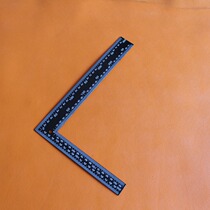 Black right-angle ruler black steel inflective steel ruler cut and cut measuring angle ruler