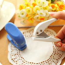 Album binding small single hole round hole punching machine loose leaf punch punch