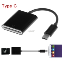 USB Type C To SD Card Reader OTG Cable For Android Phone Tab