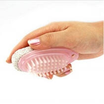 Japan AISEN double-sided foot care exfoliating scrub foot board to remove dead skin light stone brush dirt cleaning brush