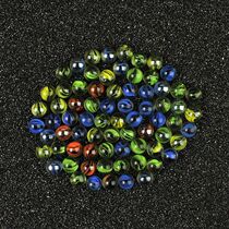 19mm glass beads pinball machine special childrens game machine fish tank glass ball color 25mm decorative large small