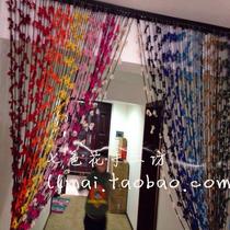 Kindergarten wall decoration Tassel line Door curtain Hanging area corner partition curtain Door curtain hanging curtain Background decorative curtain