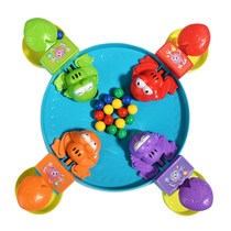 Childrens parent-child interactive table game feeding small frog hand-brain coordination ability training early education educational toy