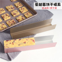 Baking mold Golden non-stick U-shaped cookie biscuit mold French buns DIY cranberry biscuit mold