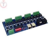 DMX512 decoding drive 12 350mALED controller RGBW constant current DC5V-36V multi-channel