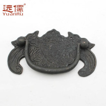 YUAN Ru bronze sculpture Chinese antique classical drawer handle classic bat handle YRH955 total length 10 4CM