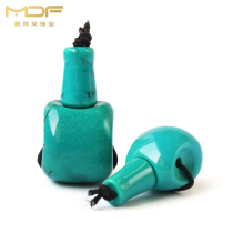 Imitation green pine stone accessories Everest green blue Tibetan Tee Buddha Head Suit Star Moon Bodice Accessories Diyhand Strings Accessories