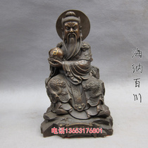 Bronze Sun Xingjun Buddhist Statue Taoist Statue Taiwan Xianglion Pure Bronze Sun True Juno figure bronze statue swinging piece 32 cm