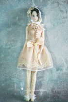 Gaga hand-orange pink flowered dress momomoko Blythe azone fr jb