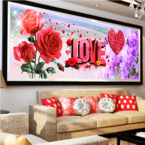 Diamond painting Wedding festive wedding series full stickers Diamond point diamond cross stitch rose bedroom living room new full diamond