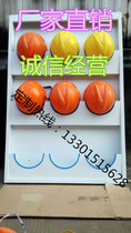 Factory direct sale special helmet rack storage rack Hanging wall cap rack helmet placement rack 9 cells
