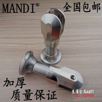 Public toilet toilet partition hardware stainless steel thickened adjustable foot support support feet