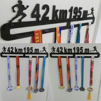 42km195m Marathon Commemorative Medal Display Stand Classic Wrought Medal Holder 42195