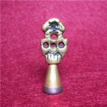 (This early Buddha) The Tibetan Ancient Alloy Blessing of the Right and the Right to Win the Old Fold and the Old Tibetan Inprint