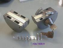 Stainless steel glass door lock sliding door lock non-opening installation double door double opening sliding door glass door lock