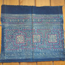 Hand embroidered slim embroidered old embroidered old embroidered pieces old embroidered strips of hand blue indigo