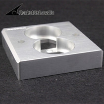 ROCKETFISH 86*86 type power outlet panel 20mm thick aluminum alloy wall plug panel