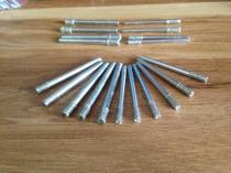 3 0-4 6 Open rough grinding head computer jade carving machine carborundum cross type flat knife tool engraving needle into thickening