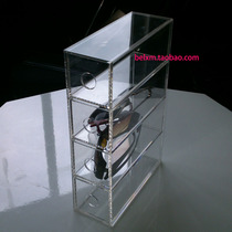 Desktop transparent multi-layer display tape glasses sunglasses accessories pen object storage rack acrylic drawer box
