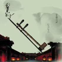 Musical instrument Jinghu Liu Menghu refined high-grade bamboo Ebony shaft iron tube Jinghu professional performance Jinghu