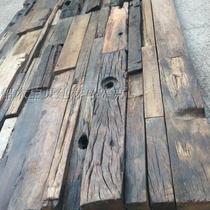 Ancient ship Trojan Horse Syke weathered old ship wood background wall Teahouse entrance Living room dining room background mosaic tiles