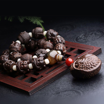 Noisy 7nows) Agarwood Sakyamuni wooden fish hand beaded beaded car accessories
