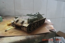 Tanomiya 89797 1 35 SU-85 tank model surgworkers (bag plate pieces)