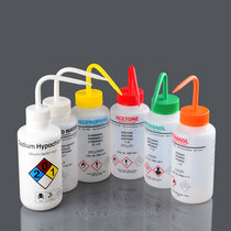 Export quality plastic label bottle washing with logo 250ml500ml distilled water methanol ethanol isopropanol acetone