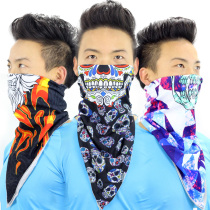 Winter riding turban fleece headscarf bicycle ski mask motorcycle windproof mask collar hair band Outdoor