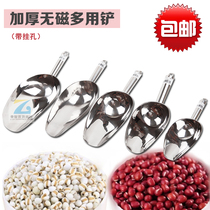 Non-magnetic thick stainless steel ice shovel flour powder shovel soybean shovel soybean shovel sugar shovel food shovel rice shovel raw material tea food shovel