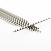 Metal stainless steel wool needle straight needle stick needle Handmade DIY knitting tool Sweater needle 4pcs 1 pair