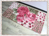 Full 68 yuan Taiwan craft besimei floor mat doormat series carpet three-dimensional carved rose bloom