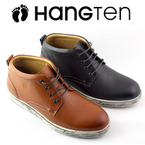 HANGTEN US Jubilation Special Cabinet Fall Head Layer Cow Leather High help Inron mens single shoes T0532302