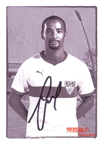 Former German national footed Stuttgart player Kataus autograph personal official card