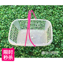 Special rectangular Bayberry Mulberry strawberry cherry basket Portable 2kg white plastic fruit basket storage basket