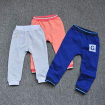 Foreign trade single baby boy cotton close padded velvet sweatpants men and women warm trousers broken code special price