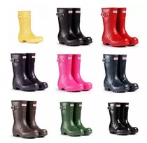 Brand womens middle tube rain shoes multi-color optional womens fashion rain boots water shoes rubber shoes overshoes rain shoes