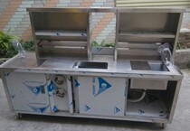 Can be customized in Guangzhou and Shanghai Stainless steel milk tea console water bar ice pool pool custom