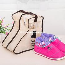 Non-woven Shoes Storage Bag with PVC Windows Portable Visual