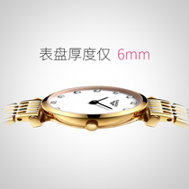 Guanqin watches women waterproof mens watches fashion trend couples watches mens fine steel belt quartz womens watch