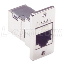 L-com fully shielded Super five metal network adapter ECF504-SC5E special offer