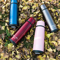 Liyang insulation pot household outdoor 304 stainless steel insulation cup mens thermos large capacity car travel kettle 1L