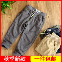 Boys slacks 2020 new childrens cotton spring and autumn trousers overalls