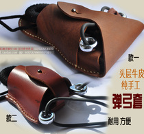 Bo Palace leather art n101 slingshot cover handmade first layer cowhide leather